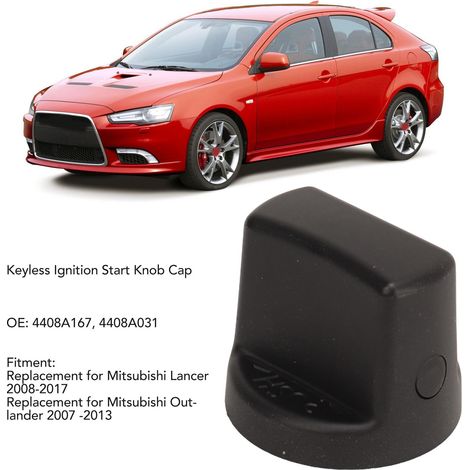 Capuchon Démarr. Sans Clé Insert 4408A167/4408A031 - Remplacement Mitsubishi Lancer 2008-2017/Outlander 2007-2013 (1/5)
