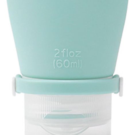 x 60ml leakproof bottles for shampoo, conditioner, lotion, gifts, lightweight and reusable cosmetic bottles (1/5)