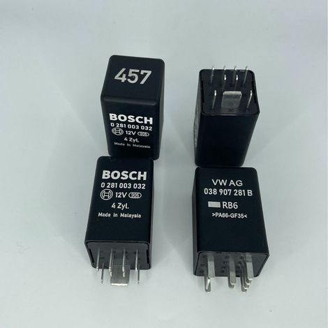 Volkswagen glow plug relay 457 0281003032, Volkswagen glow plug relay 038907281B