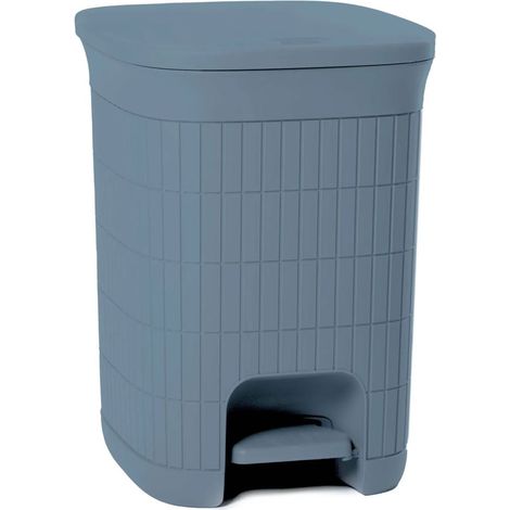 Pattumiera Bidone con Pedale Domus Smoky Blue 20 Litri