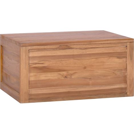Wand-Badschrank 60x45x30 cm Teak Massivholz vidaXL (1/5)