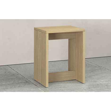 Tabouret de cuisine moderne chêne chopin Louna (1/5)