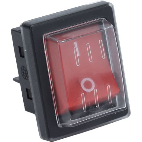 Interrupteur à bascule 4 broches ABS avec capuchon étanche, accessoire 125/250VAC pour équipements (1/5)