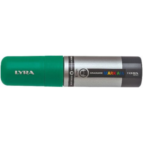 Marcador Permanente Mark All Verde Esmeralda 8 Mm Lyra Groov