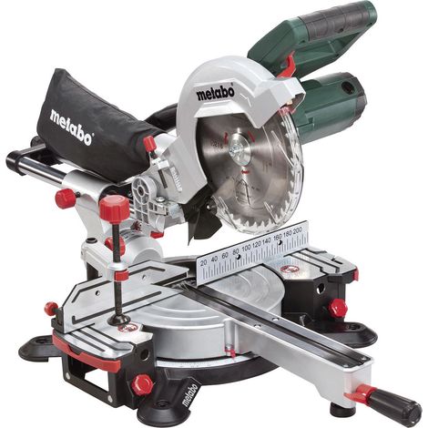 METABO MITRE SAW SLIDING 1500W 216MM CROSS CUT BENCH SAW 230V KGS 216 M (1/10)