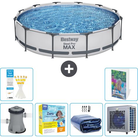 Bestway Piscina Bestway Steel Pro MAX Redonda - 366x76 cm - 7-piezas S331 (1/5)