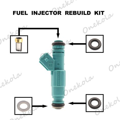 Fuel injector O-ring and filter repair kit for Holden VQ VPV6 0280155777 (1/2)