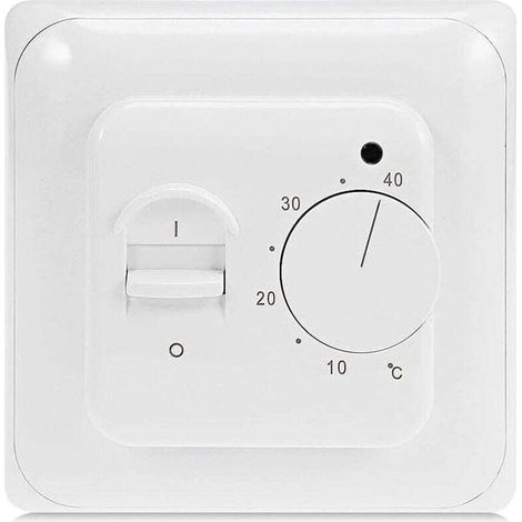 Manuel Thermostat Chauffage au Sol Electrique avec sonde AC 220V 16A, XU, Régulateur de Thermostat Plancher Chauffant Mécanique - KZQ (1/4)
