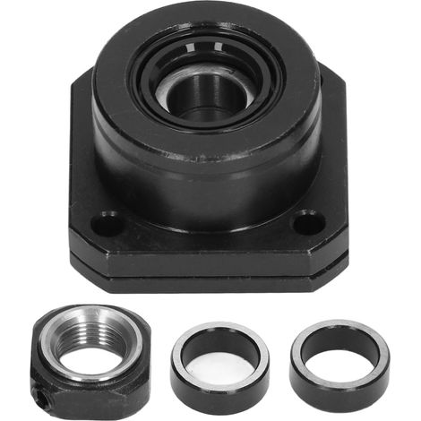 Support de vis à billes 12mm en acier carbone pour montage SFU1604, SFU1605, SFU1610, idéal pour axes CNC. (1/5)