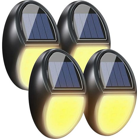 Il gradino solare illumina le luci solari da parete per i gradini del patio e il cortile del giardino. (1/5)