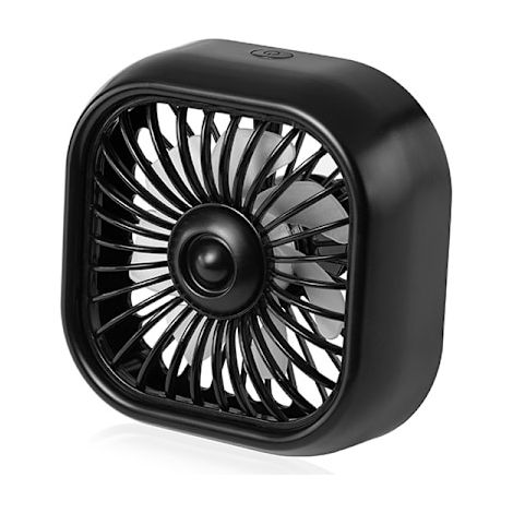 Potente ma silenzioso, questo mini raffrescatore d'aria multifunzionale per auto, dotato di luce USB, è in grado di ventilare l'abitacolo e rinfrescarlo. (1/4)