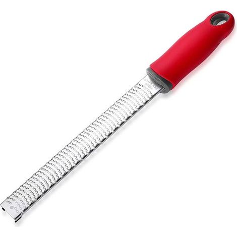 Râpe manuelle, mini-râpe, râpe de cuisine pour fromage, citron, gingembre, etc. Manche ergonomique pour râper finement les herbes. Râpe manuelle multifonctionnelle, compatible lave-vaisselle. (1/5)