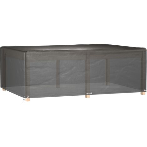 Maison Exclusive - Copri Mobili Giardino 2pz 12Occhielli 230x165x80cm Rettangolare
