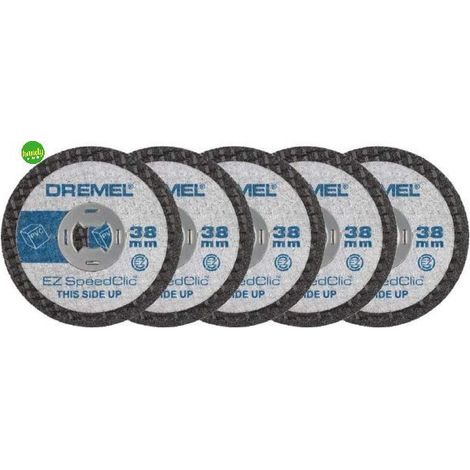 Accessori Dremel sc476 speedclic dischi da taglio pz.5