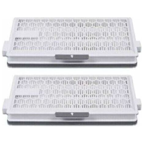 DTEKGAZ - 2er-Pack Airclean Plus 50 HEPA-Filter für Miele Complete C3 Powerline Staubsauger, S8340, Air Clean SF-HA 50 für Complete C2 C3 Compact C1 C2-2, 2er-Pack Ersatz-Staubsaugerfilter
