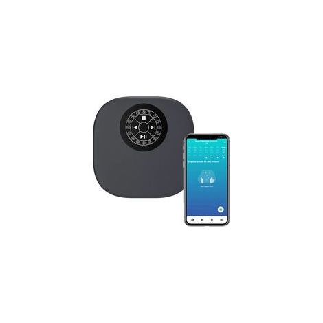 Thermostat de plafond, 16 zones, contrôlable via une application, fonction de temporisation en fonction de la météo, noir, 150 x 149 x 32 mm (1/5)
