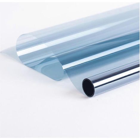Film miroir autocollant, film de confidentialité, film de protection solaire, film miroir sans tain, film miroir anti-UV et anti-chaleur pour fenêtres résidentielles (5) (1/4)