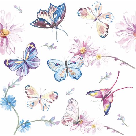 Duni Servietten Butterflies 33 x 33 cm - 20er Pack Servietten