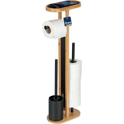 WC-Ständer 4in1 WENKO OREA mit Ablage für das Telefon (1/5)