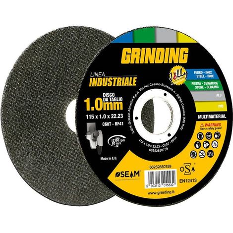 MOLA ABRASIVA 'JOLLY GRINDING LINEA INDUSTRIALE' ø 125 x 1,6