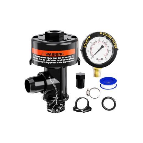 Soupape de décharge Pentair 98209800 – Avec manomètre – Durabilité renforcée – Accessoire haute pression