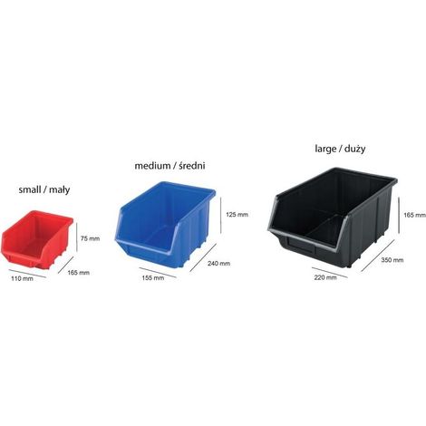 Contenitore per alimenti - Ecobox grande  Rosso