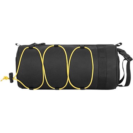 Bolsa delantera para bicicleta - Accesorio para cuadro - con correa para el hombro - 24x10x10cm - Impermeable - Naranja (1/5)