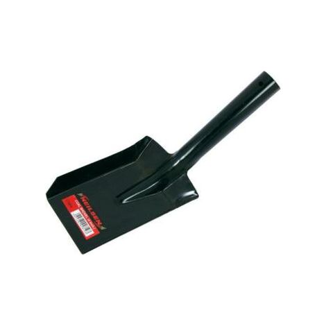 4"" COAL SHOVEL 100MM BLACK METAL FIREPLACE CONTRACTORS SPADE PET DOG SCOOP 2819 (1/2)