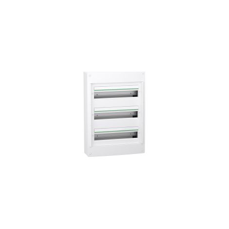 PrismaSeT XS - Scatola da incasso a 3 file con 18 moduli - senza sportello - LVSXT318