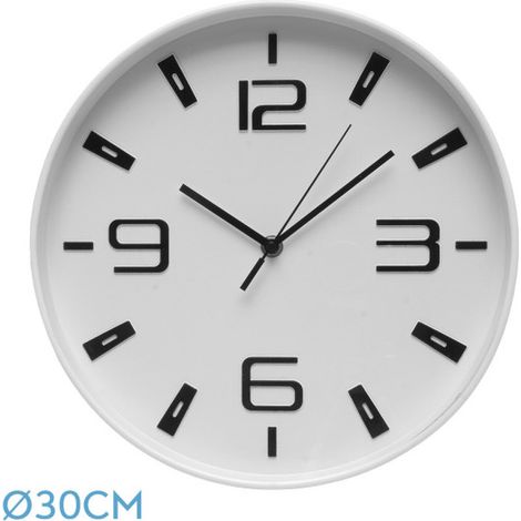 Orologio da parete Aroa bianco movimento continuo 30g (1/3)