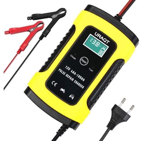 Chargeur de Batterie - TEMPSA - Intelligent 6A 12V - LCD Écran - Mainteneur - Réparation Batterie (1/4)