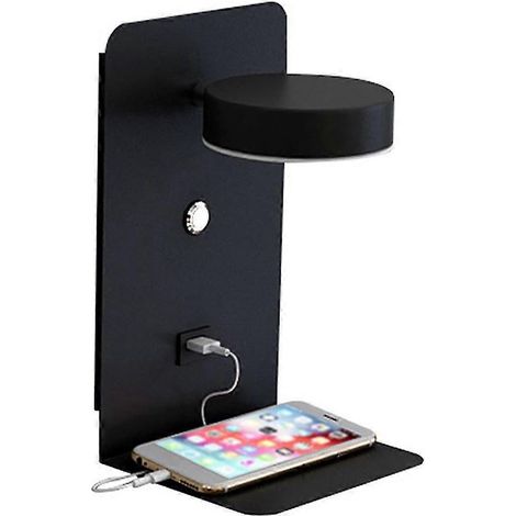 Lesen mit USB-Anschluss, Ladestation, Nachttischlampe mit S - (1/5)