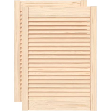 Maison Exclusive - Ante con Design a Lamelle 2 pz 69x49,4 cm in Legno di Pino