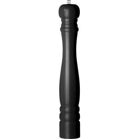 Molinillo de pimienta de madera de color negro de diámetro 65 x 415 mm - Hendi 469545 (1/2)