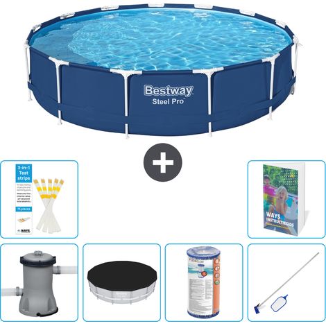 Bestway Steel Pro Rund - 396x84 cm - 7-teilig S304