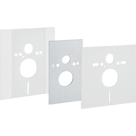 Geberit Abdeckplatte mit Schallschutzset, für Duofix Element für Wand-WC, höhenverstellbar (1/2)