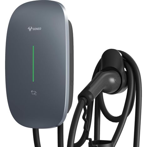 Electric Vehicle Charging Station 11kW with APP, 7M Cable Type 2 (16A, 400V,) RFID, IK10, IP65, EV Wallbox 11kW with RCD Type A 30mA AC + 6mA DC, for BEV/PHEV (1/5)