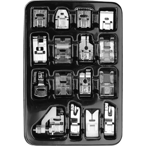 Prensatelas universal, accesorio para prensatelas de máquina de coser, juego de prensatelas multifuncionales para máquinas de coser domésticas