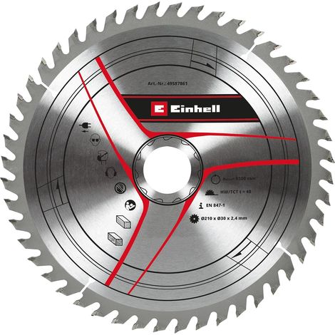 Lame scie circulaire carbure Ø 210 x 30 x 2,4 mm, 48 dents (1/5)