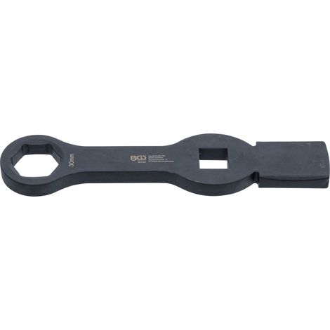 Llave estrella de impacto hexagonal con 2 caras de golpe 30 mm (1/2)