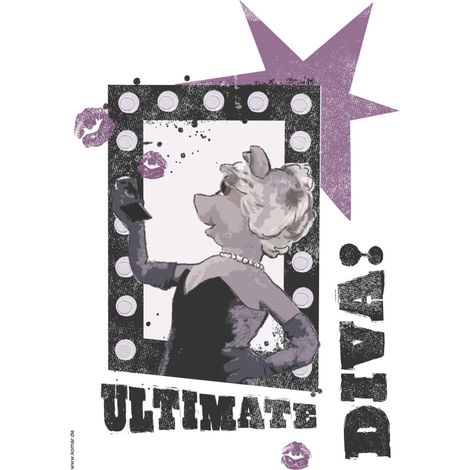 Stickers muraux- Muppets Ultimate Diva (1/2)