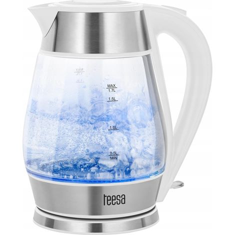Hervidor eléctrico teesa TSA1512W blanco 1 7 litros 2200 W (1/3)