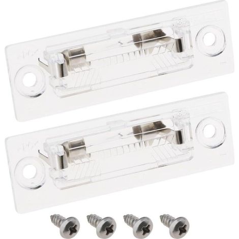Deux feux de plaque d'immatriculation à LED 3B5 943 021 A/B/D / 3B5 998 026 A / 3BD 943 021 / 1KD 943 021, compatibles avec Passat, Caddy et Transporter.