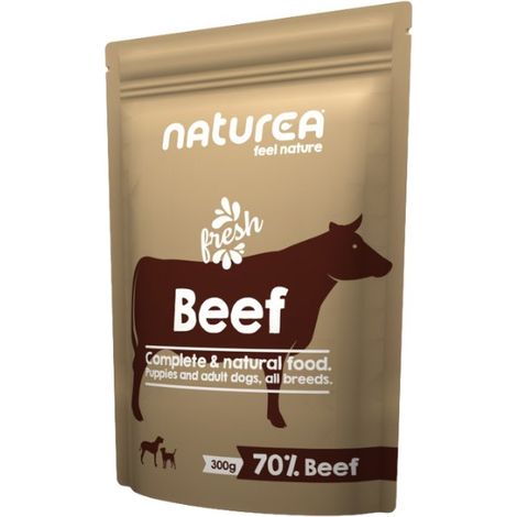 Naturea Aliment humide pour chien Sachet de 300 g - Bœuf 300 g