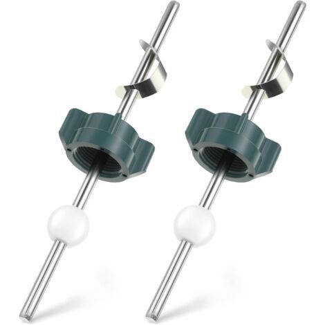 Lot de 2 pièces centrales de lavabo, compatibles avec les bondes de lavabo Price Pfister et autres marques populaires, remplacement pour PS2673, chromées (1/5)
