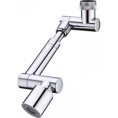 1PC 1440° Universal Faucet Extender Silver 2 Spray Modes Multi-function Kitchen Faucet Splash Filter Swivel Faucet (1/5)