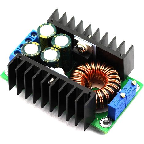DC 9A 300W Convertisseur Abaisseur de Courant Constant 24V à 12V Module Régulateur Ajustable d'Alimentation 7V-32V à 0.8V-28V (1/5)