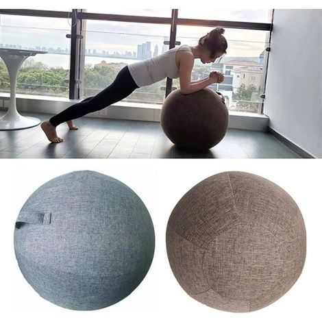 Gymnastikballhülle 65 cm, Blau, 1 Stück – Fitnessball, schmutzabweisend, strapazierfähig, rutschfest (1/5)