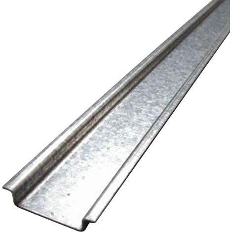 Rail Din Omega plein 35x7.5 le metre DINRAIL1M-UNSLOT