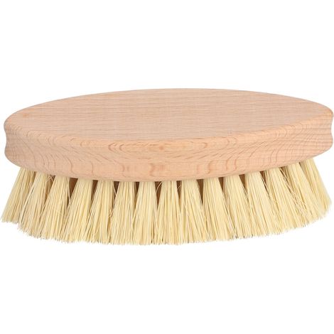 Spazzola per Verdure in Legno – Manico Ergonomico, Setole Naturali Morbide – Design Elegante 13,5x5,5 cm – Ideale per Pulizia Delicata di Radici e Frutta in Cucina (1/5)